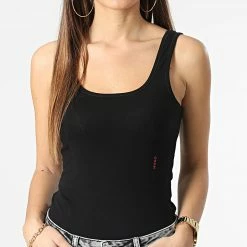 Budget 🥰 Lot De 2 Débardeurs Femme 50469682 Noir de HUGO ✨ -Promos HUGO Boutique hugo 345295 50469682 001 20221118T160143 03