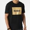 De gros ⌛ Tee 👚 Shirt Dulive 50484783 Noir Doré de HUGO 😉 -Promos HUGO Boutique hugo 345315 50484783 001 20221027T155546 01