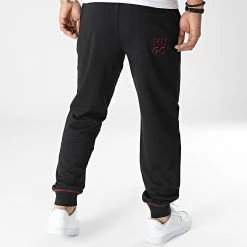 Vente flash 🤩 Pantalon Jogging Monologo 50478941 Noir de HUGO 🥰 -Promos HUGO Boutique hugo 345319 50478941 001 20221108T141104 04