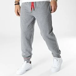 Sortie 🔥 Pantalon Jogging Monologo 50478941 Gris Chiné de HUGO 🌟