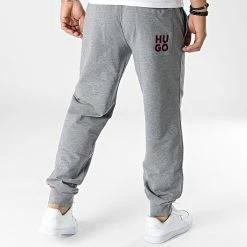 Sortie 🔥 Pantalon Jogging Monologo 50478941 Gris Chiné de HUGO 🌟 -Promos HUGO Boutique hugo 345322 50478941 038 20221108T142600 04