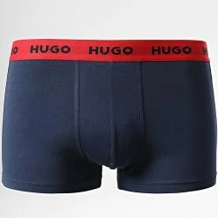Offres 😍 Lot De 3 Boxers 50469766 Rouge Noir Bleu Marine de HUGO ✨ -Promos HUGO Boutique hugo 345334 50469766 975 20221114T141334 03