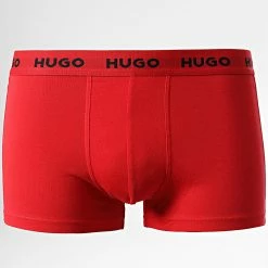 Offres 😍 Lot De 3 Boxers 50469766 Rouge Noir Bleu Marine de HUGO ✨ -Promos HUGO Boutique hugo 345334 50469766 975 20221114T141336 04
