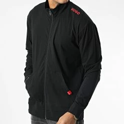 Sortie 🤩 Veste Zippée Labelled 7782 Noir de HUGO 🤩