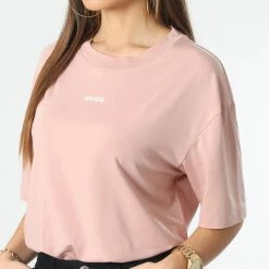 Vente flash ⌛ Tee 👚 Shirt Femme 50480559 Rose de HUGO 😉 8 Vente flash ⌛ Tee 👚 Shirt Femme 50480559 Rose de HUGO 😉 -Promos HUGO Boutique hugo 345353 50480559 687 20221118T160825 03