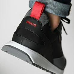 Tout neuf ⌛ Baskets Icelin Runner 50471304 Open Grey de HUGO ❤️ -Promos HUGO Boutique hugo 345376 50471304 099 20221025T155721 04