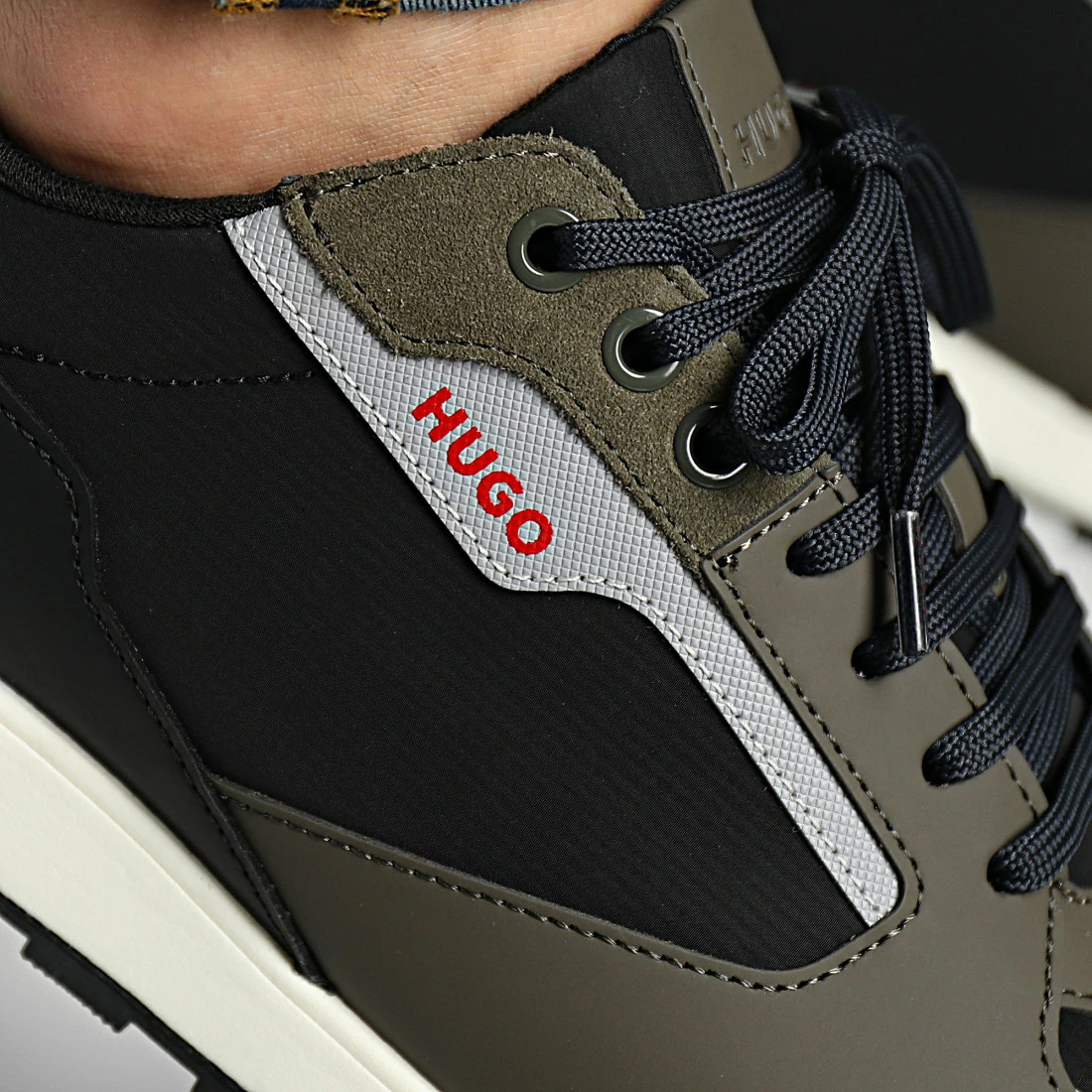 Vente flash 😀 Baskets Icelin Runner 50471304 Open Green de HUGO 🔔 4 Vente flash 😀 Baskets Icelin Runner 50471304 Open Green de HUGO 🔔 – Image 2