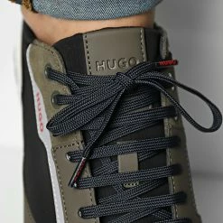 Vente flash 😀 Baskets Icelin Runner 50471304 Open Green de HUGO 🔔 8 Vente flash 😀 Baskets Icelin Runner 50471304 Open Green de HUGO 🔔 -Promos HUGO Boutique hugo 345382 50471304 343 20221025T155556 03