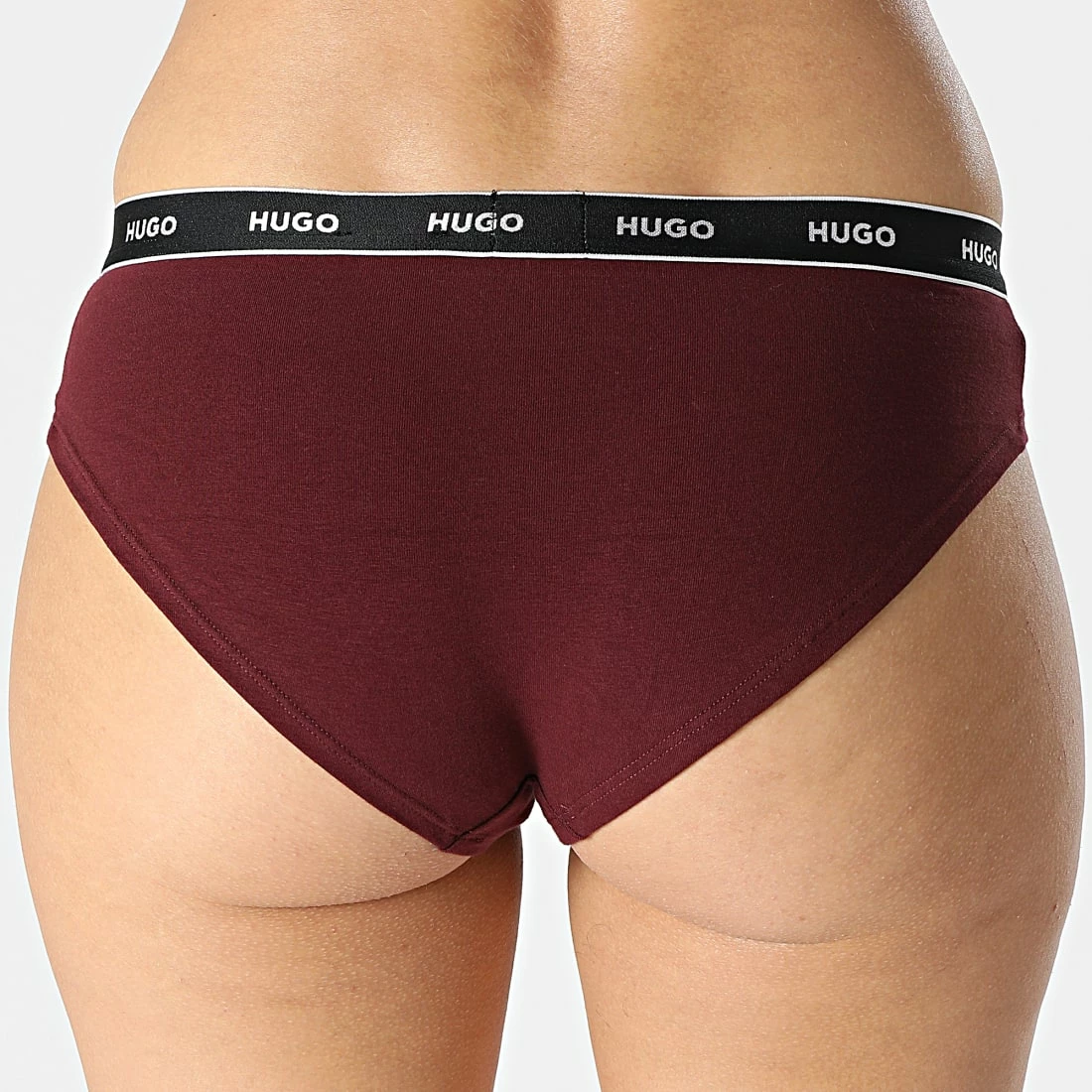 De gros ⭐ Lot De 3 Culottes Femme 50480157 Bordeaux Rouge Rose de HUGO ⭐ 6 De gros ⭐ Lot De 3 Culottes Femme 50480157 Bordeaux Rouge Rose de HUGO ⭐ – Image 4