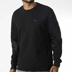 Le moins cher 🥰 Sweat Crewneck 50475342 Noir de HUGO 👍 -Promos HUGO Boutique hugo 346192 50475342 001 20221031T144135 03