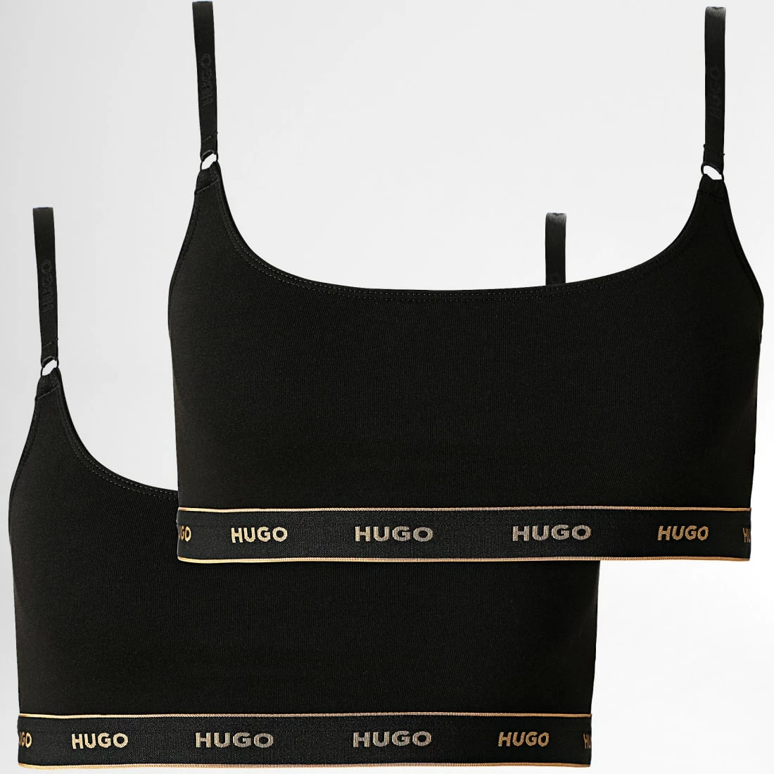 Meilleur prix ✨ Lot De 2 Brassières Femme 50486034 Noir de HUGO ⭐ 3 Meilleur prix ✨ Lot De 2 Brassières Femme 50486034 Noir de HUGO ⭐