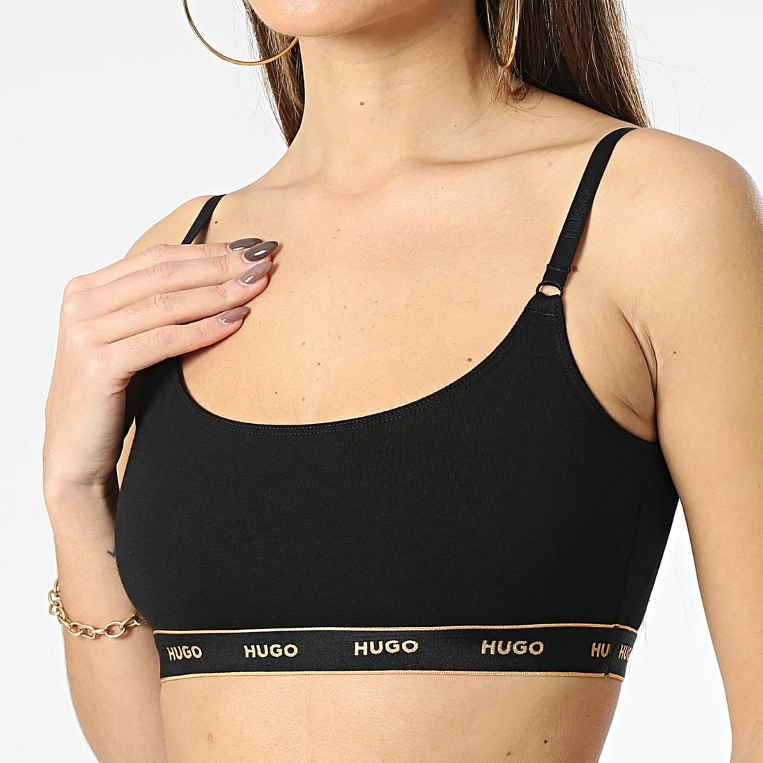 Meilleur prix ✨ Lot De 2 Brassières Femme 50486034 Noir de HUGO ⭐ 4 Meilleur prix ✨ Lot De 2 Brassières Femme 50486034 Noir de HUGO ⭐ – Image 2