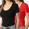 Meilleur prix 🌟 Lot De 2 Tee 👕 Shirt Femme 50469660 Noir Rouge de HUGO 🧨 2 Meilleur prix 🌟 Lot De 2 Tee 👕 Shirt Femme 50469660 Noir Rouge de HUGO 🧨 -Promos HUGO Boutique hugo 346194 50469660 642 20221114T121530 01