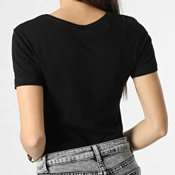 Grosses soldes 🎁 Lot De 2 Tee 👚 Shirt Femme 50469660 Noir de HUGO 🤩 -Promos HUGO Boutique hugo 346196 50469660 001 20221114T121809 04