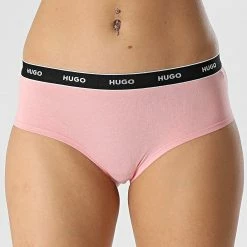 Meilleure vente 😉 Lot De 3 Culottes Femme 50469658 Rouge Bordeaux Rose de HUGO 🌟 -Promos HUGO Boutique hugo 346197 50469658 972 20221117T141353 03