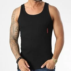 Meilleure vente 😉 Lot De 2 Débardeurs 50469790 Noir Bleu Roi de HUGO 😍 -Promos HUGO Boutique hugo 346755 50469790 460 20221108T160707 03