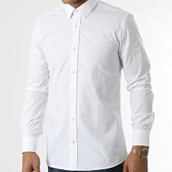 Budget 🛒 Chemise Manches Longues Elisha 02 50479219 Blanc de HUGO 🛒 -Promos HUGO Boutique hugo 346832 50479219 199 20221108T160246 03