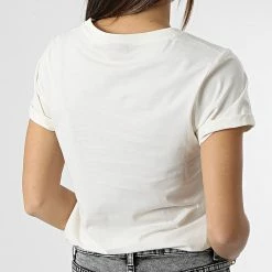 Top 10 🔥 Tee 👕 Shirt Femme 50479489 Beige de HUGO 🔔 -Promos HUGO Boutique hugo 346969 50479489 110 20221114T122802 04