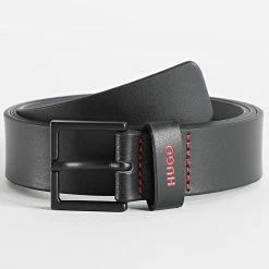 Nouveau 🧨 Ceinture 50486645 Noir de HUGO 🔥