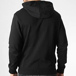 Promo 🛒 Sweat Zippé Capuche Daple 50484720 Noir Doré de HUGO ✨ -Promos HUGO Boutique hugo 347028 50484720 001 20221109T161910 04