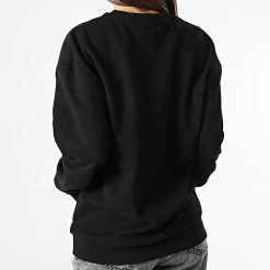 Coupon 🎁 Sweat Crewneck Femme Easy 50484666 Noir Doré de HUGO ✨ -Promos HUGO Boutique hugo 347272 50484666 001 20221114T155849 04