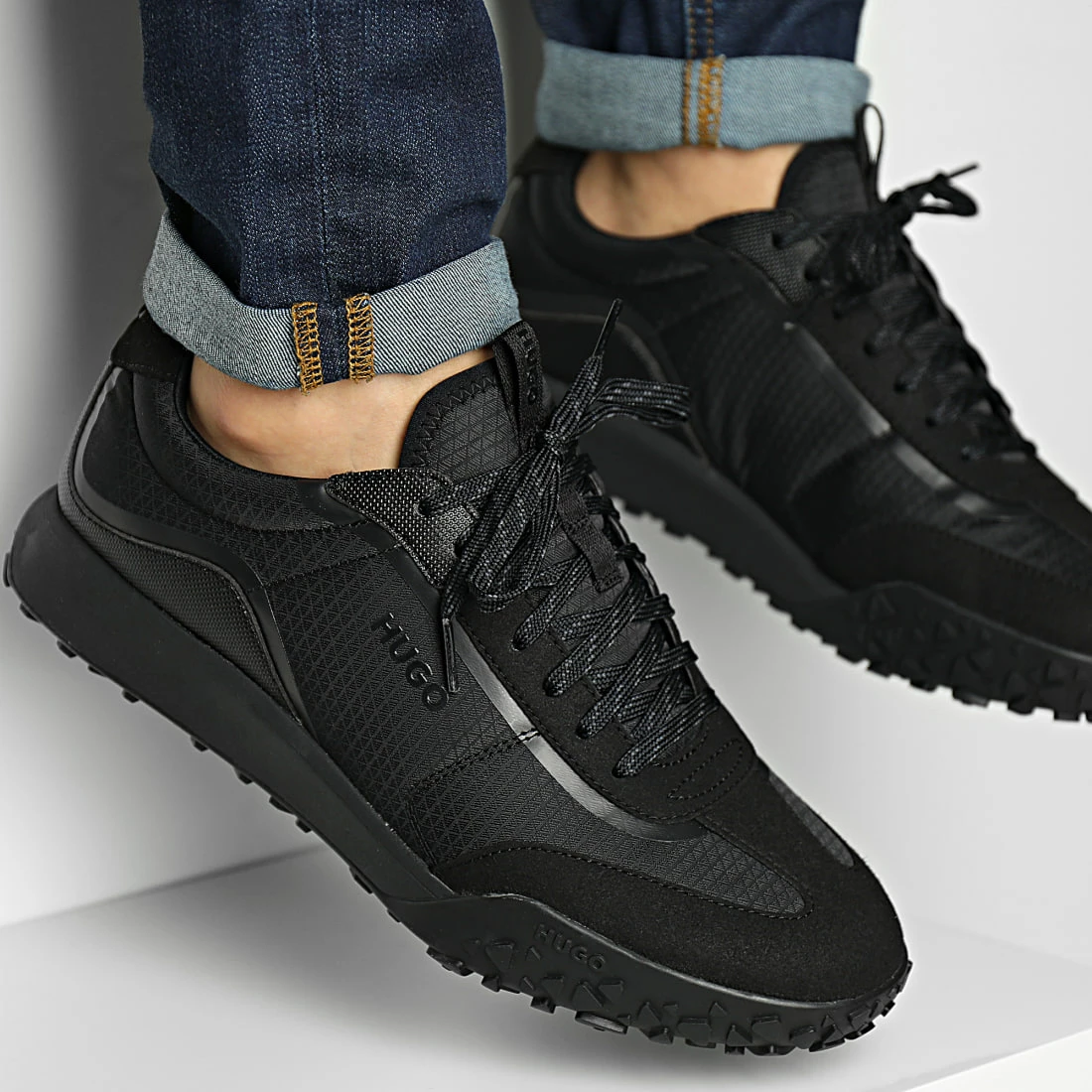 Budget ⌛ Baskets Casey Runner 50487649 Black de HUGO 🌟 3 Budget ⌛ Baskets Casey Runner 50487649 Black de HUGO 🌟