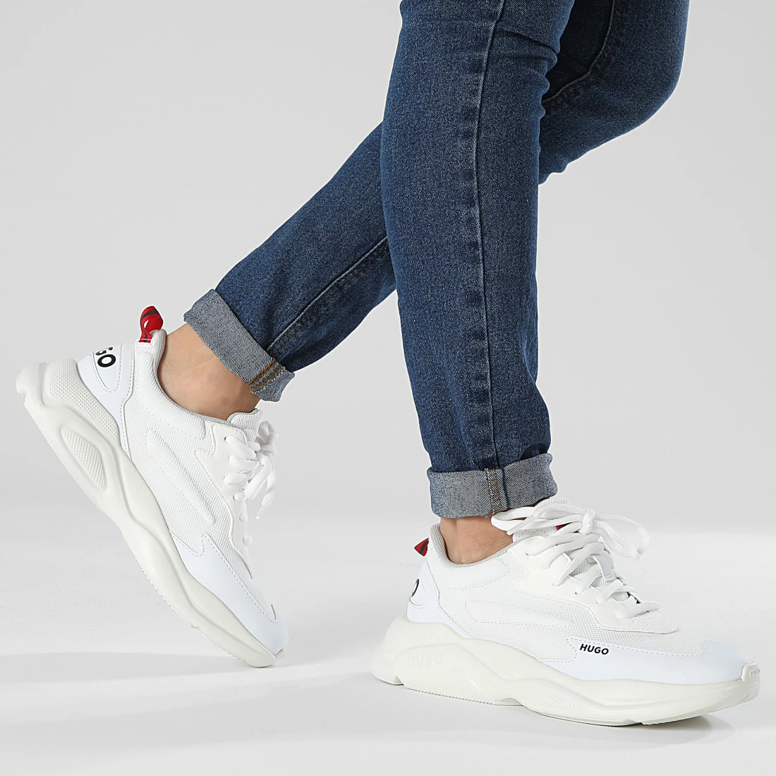 Coupon 🥰 Baskets Leon Runner 50487568 Open White de HUGO 😀 5 Coupon 🥰 Baskets Leon Runner 50487568 Open White de HUGO 😀 – Image 3