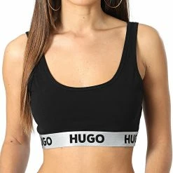 Grosses soldes 🔔 Brassière Femme 50480172 Noir de HUGO 🌟