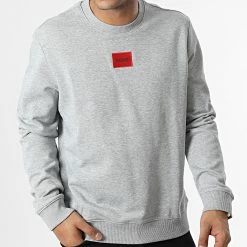 Coupon 🔥 Sweat Crewneck Diragol 212 50447964 Gris Chiné de HUGO 🤩 -Promos HUGO Boutique hugo 347517 50447964 029 20221114T122411 03