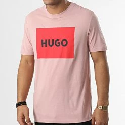 Vente flash ⭐ Tee 👚 Shirt 50467952 Rose de HUGO 😉 -Promos HUGO Boutique hugo 347521 50467952 687 20221114T123919 03