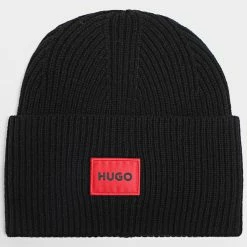 Remise 🔔 Bonnet Xaff 50475357 Noir de HUGO ❤️