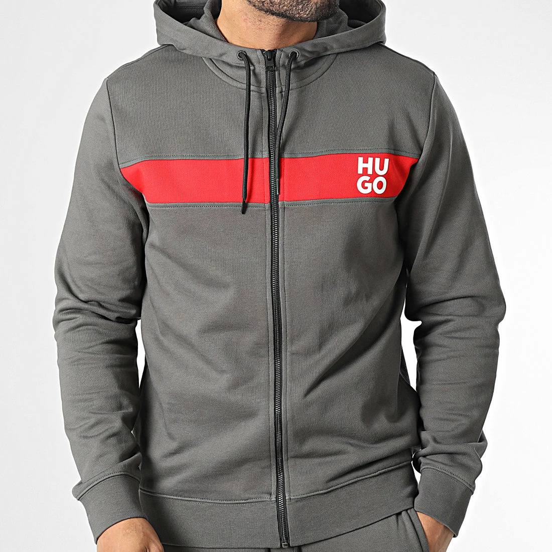 Meilleur prix 🤩 Ensemble De Survetement Dapie Doaky 50485042 Gris Anthracite de HUGO 🔔 4 Meilleur prix 🤩 Ensemble De Survetement Dapie Doaky 50485042 Gris Anthracite de HUGO 🔔 – Image 3