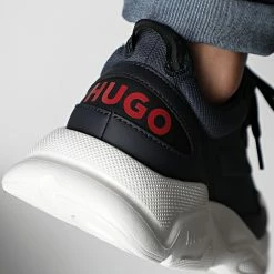 Remise 🛒 Baskets Leon Runner 50487412 Dark Blue de HUGO 🥰 -Promos HUGO Boutique hugo 348530 50487412 401 20221123T152936 04