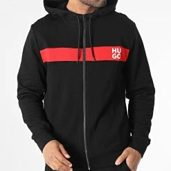 Promo 🥰 Ensemble De Survetement 50485042 Noir de HUGO ✨ -Promos HUGO Boutique hugo 349017 50485042 001 20221129T160522 03